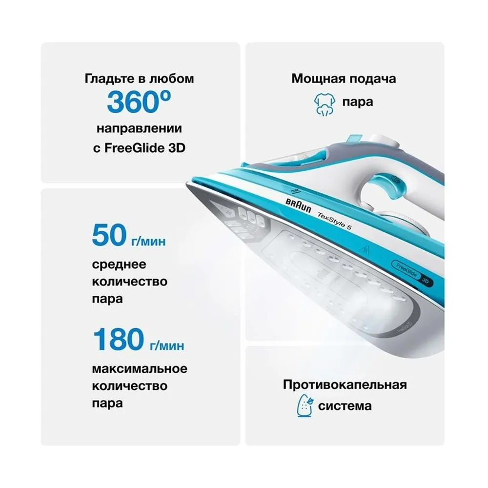 Утюг Braun SI5006BL — изображение 5