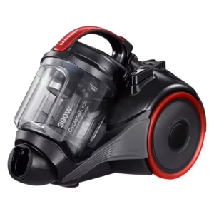 Пылесос контейнерный Samsung VC4100, Red, VC15K4116VR/EV, (Управление на корпусе, 2 насадки, 1,3 л, 1500/390 Вт)